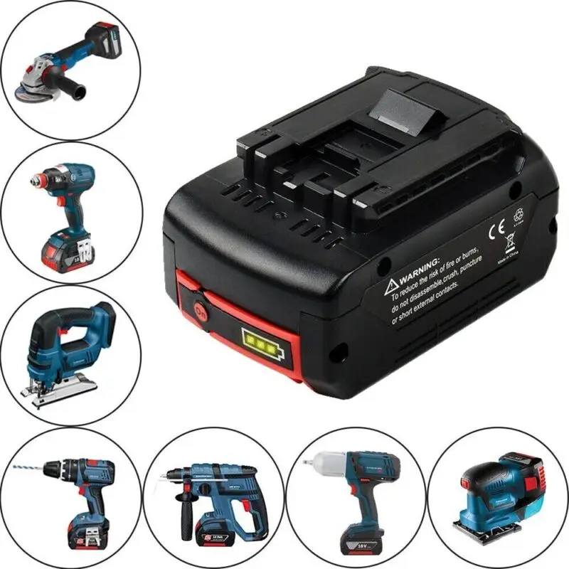 Nuovo per BOSCH autentico 18V 6.0AH batteria agli ioni di litio GBA 18V 5.5 AH 18V professionale GBA GSR GSB BAT618 BAT609 w/Fuel Guage