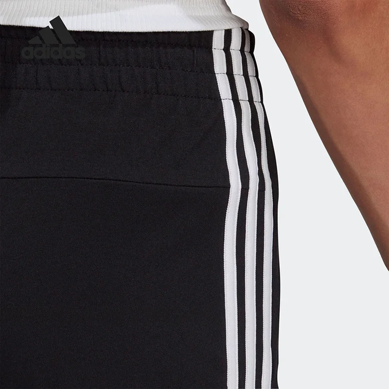 2026 Sport Adidas Women Knit Shorts Slim Fit Drawstring Elastic Waist Split Hem Casual Shorts GM5523