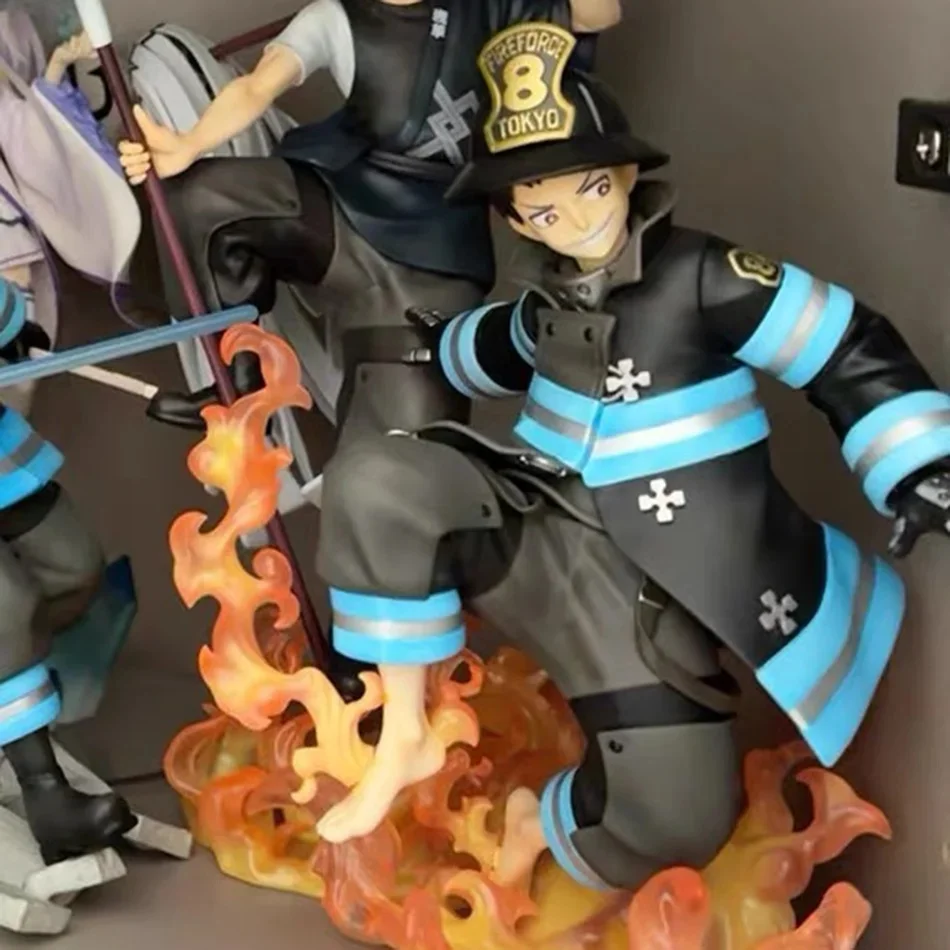 Figura Coleccionable de Personaje de Anime Fire Force Enen No Shouboutai Shinra, Modelo de Juguete Pequeño para Decoración