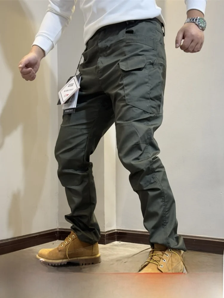 

American Hard Core Tactical Series Outdoor Casual Pants Breathable Waterproof Workwear Lightweight Straight Leg Trousers