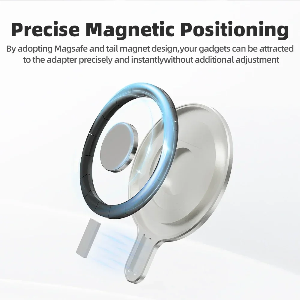 قوس قاعدة مغناطيسي لـ Insta360 Flow Pro ، Magsafe Gimbal ، سبائك الألومنيوم ، حامل متوسع ، تحرير سريع ، ملحق محول