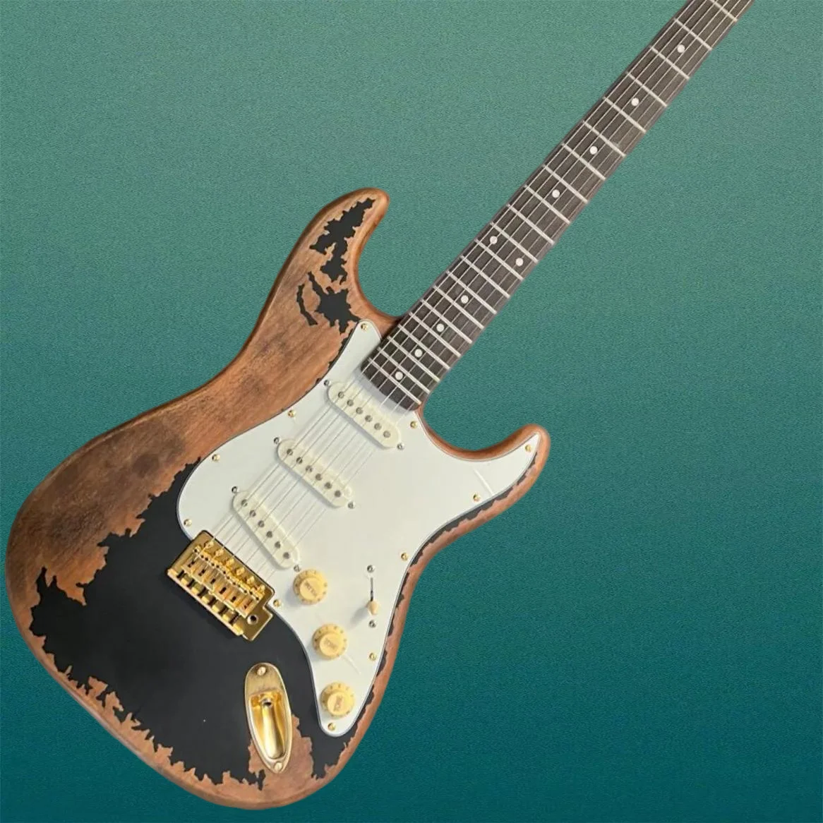 

2026 new 39 inches High Quality Brown Vintage 6 String Alderwood Body Rosewood Fingerboard Classic Durable Guitar