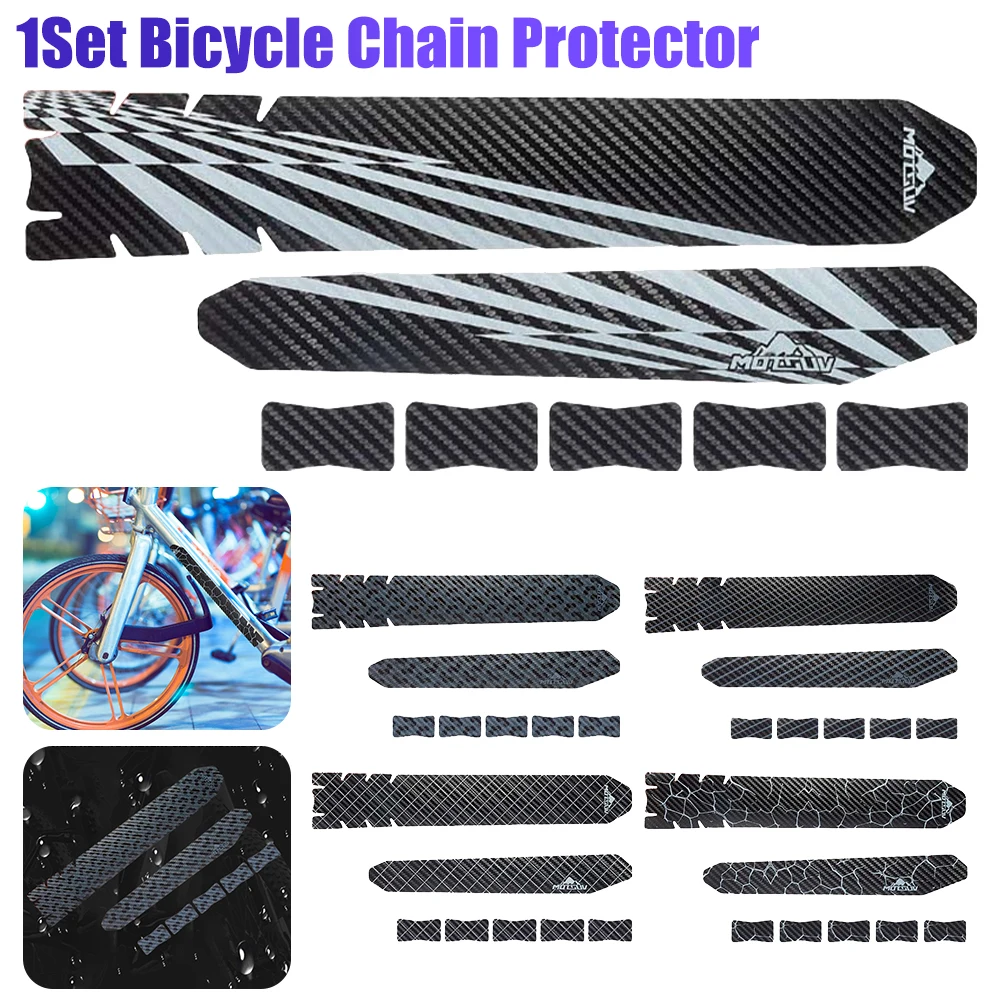 Bike Chain Guard STICKER Anti Scratch Protector MTB Road Bicycle Anti-Slip Sticker Protection Frame Guard Protection Frame Cover