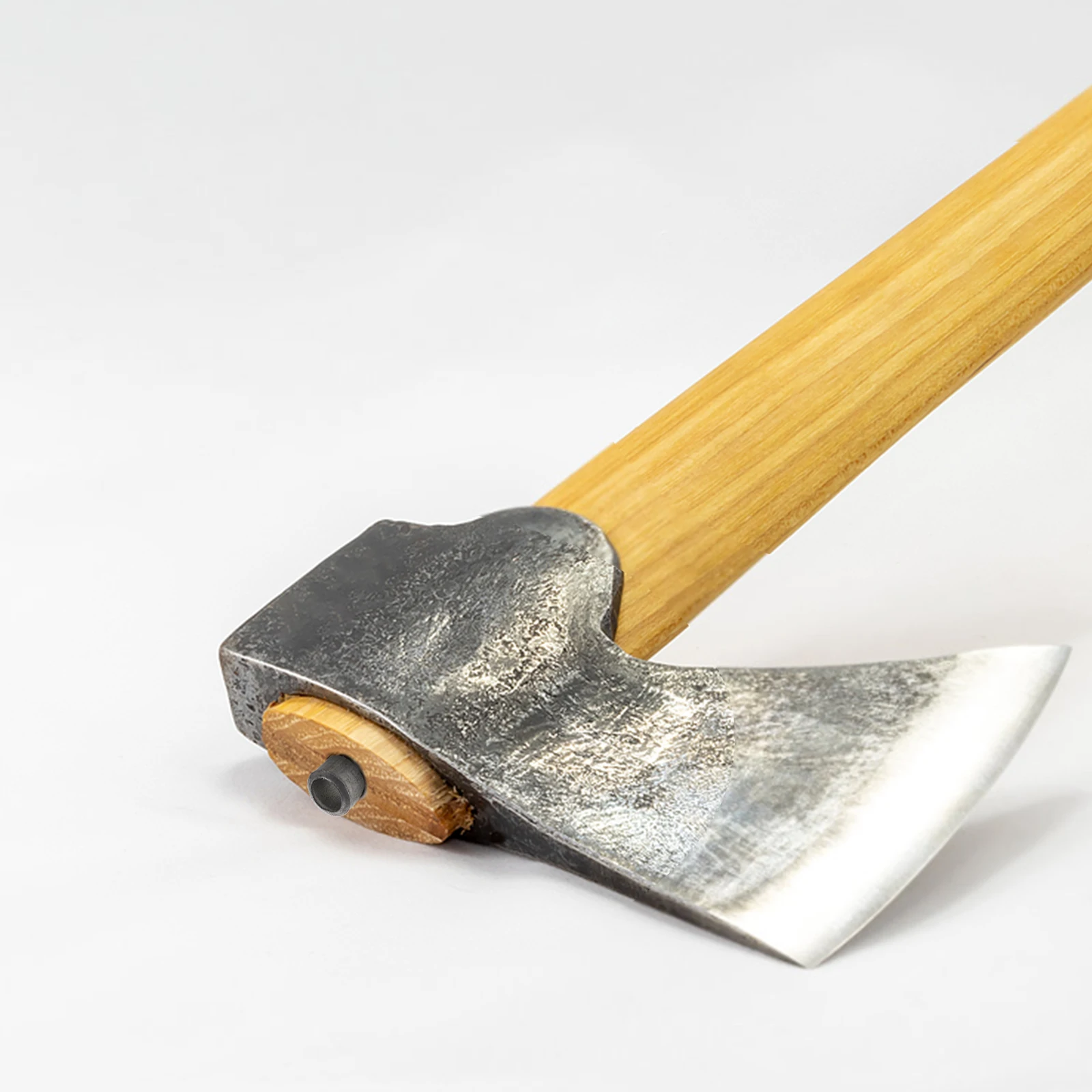 

10pcs Iron Wedge Kit Hammer Axe Wooden Handle Safety Round Handle Wedges Wood Splitting Felling Tools Firefighter Conical Metal