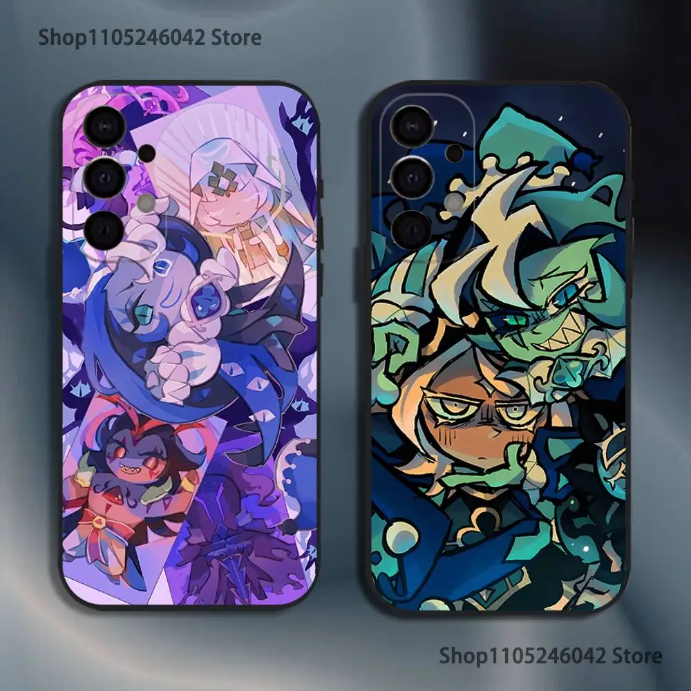 

S-Shadow Milk C-Cookie For Samsung S25,S24,S21,S22,S23,S30,Ultra,S20,Plus,Fe,Lite,5G Black Cover Phone Case