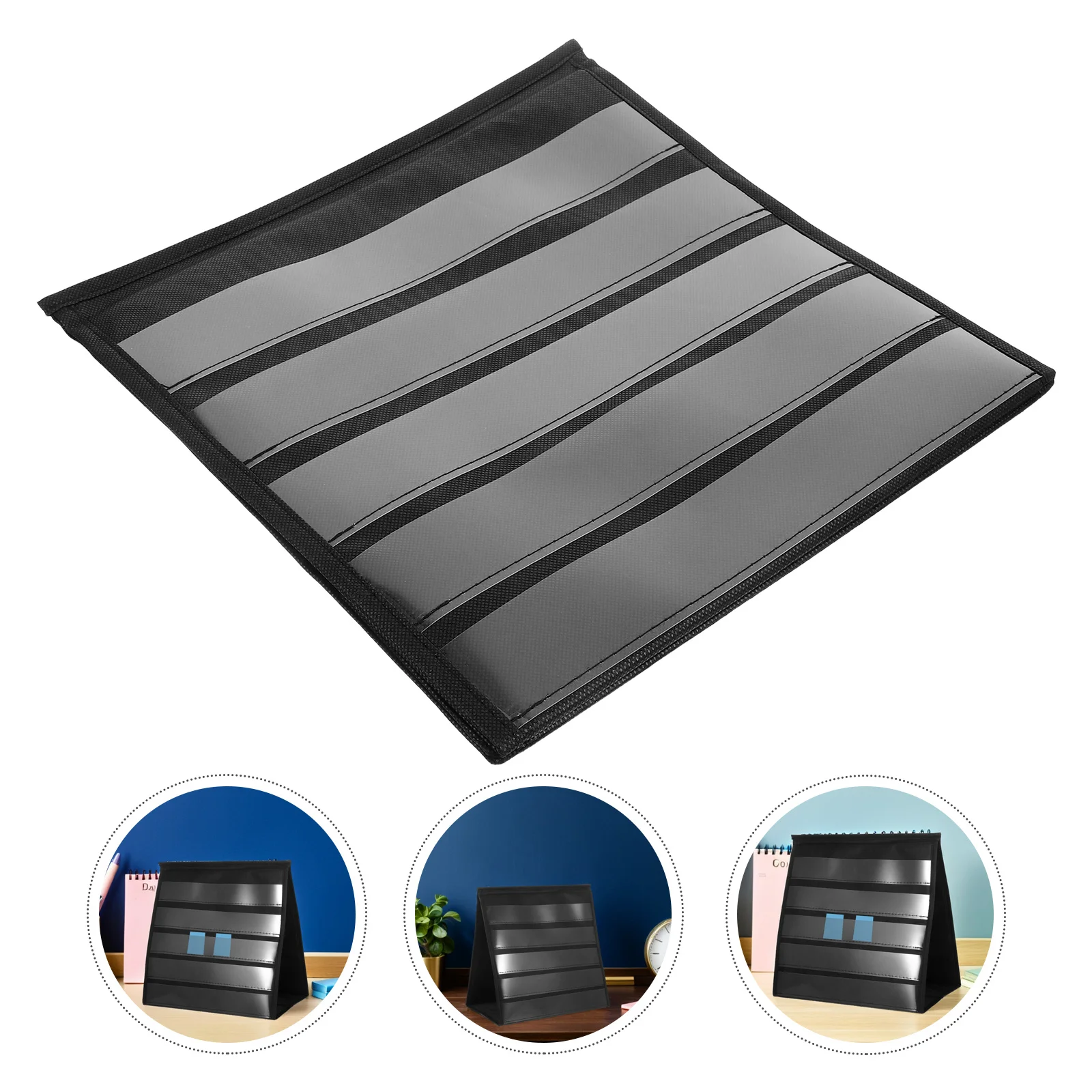 

A4 Size 12 Pockets Desktop Pocket Chart Wall Hanging File Organizer Document Storage for Office Home School Workspace Management