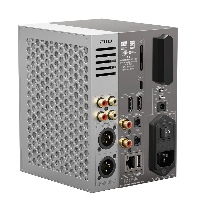 Медиа-стример R9 Android, сетевой плеер, полнодекодирование MQA, ЦАП USB, DSD512 PCM768 кГц/32 бит Bluetooth 5,0, поддержка