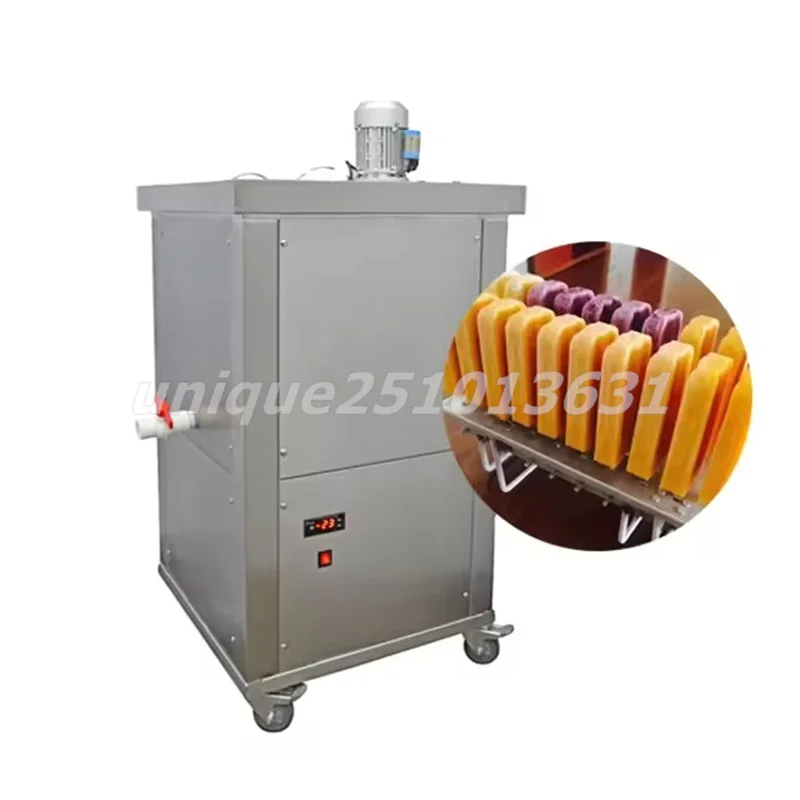 Máquina para hacer palitos de helado comercial, máquina para hacer polos de acero inoxidable, 30/40 piezas