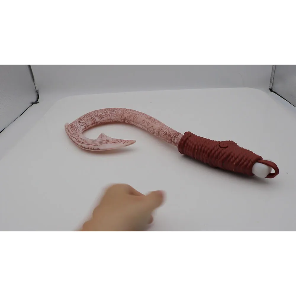 In voorraad nieuwe vis haak mes karakter rollenspel wapen met LED licht rollenspel rekwisieten speelgoed jongens en meisjes geschenken hot sellin