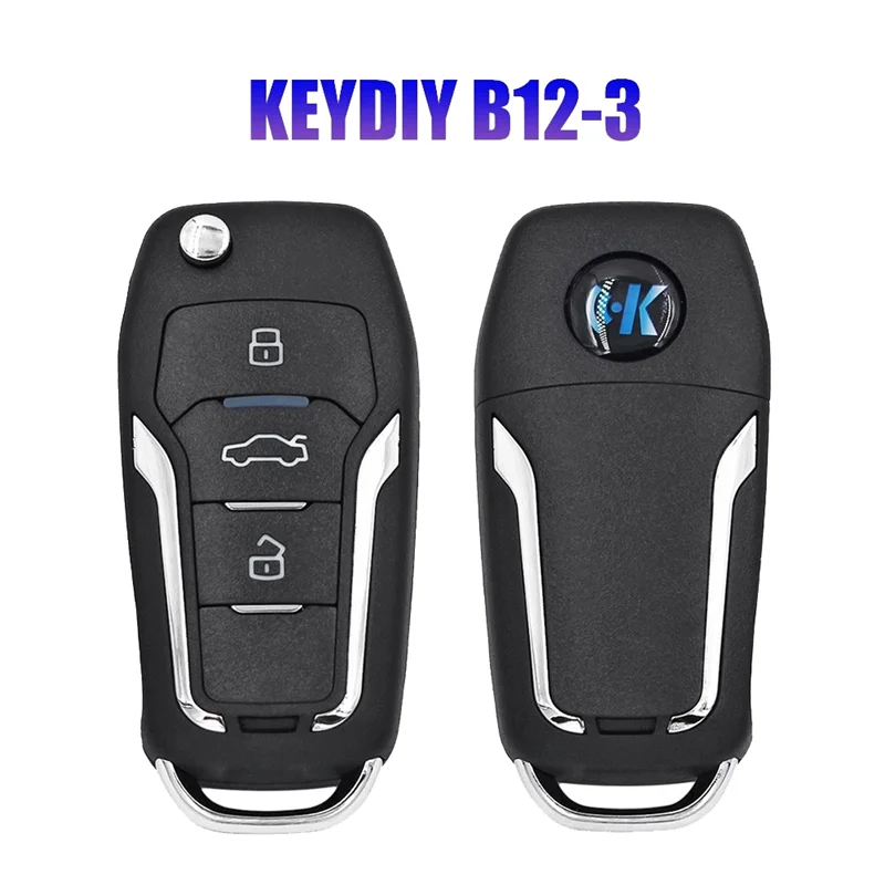 KEYDIY B12-3 KD Remote Control Car Key Universal 3 Button for Ford Style for KD900/KD-X2 KD MINI/ URG200