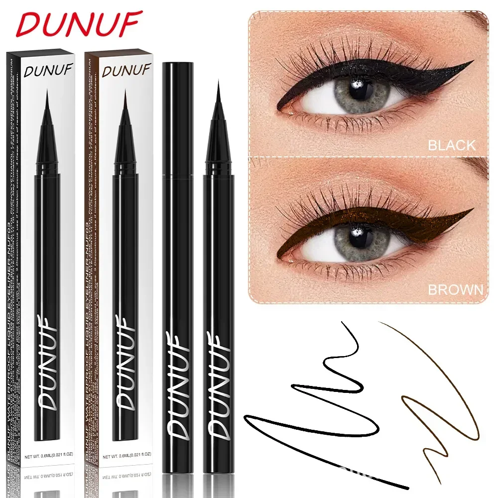 

DUNUF Liquid Eyeliner Pencil Long-lasting Waterproof Smudge Proof Eyeliner Pen Women Cheap Korean Makeup High Quality Cosmetic