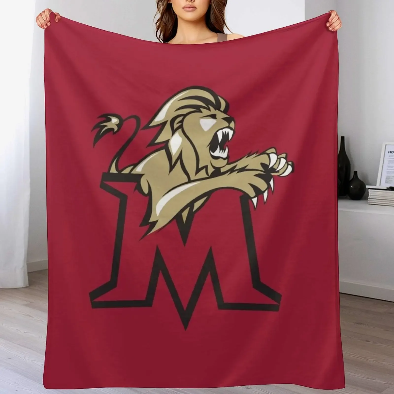 

Molloy College Throw Blanket Thins funny gift Cute Plaid warm winter Blankets
