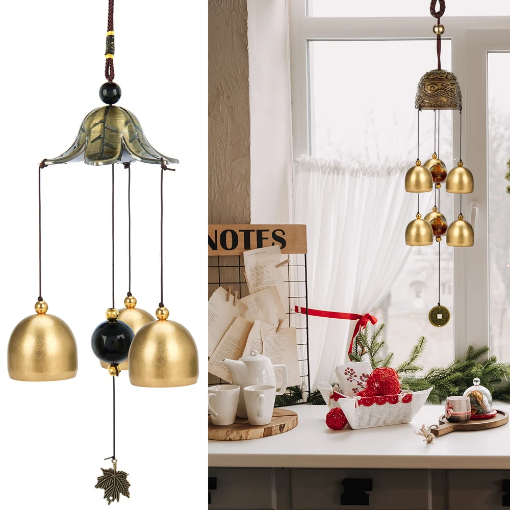 10 Pieces Christmas Metal Bell Decoration Pure Copper Bell Pendant Brass Door Bell DIY Craft Wind Chimes Making Art Handmade