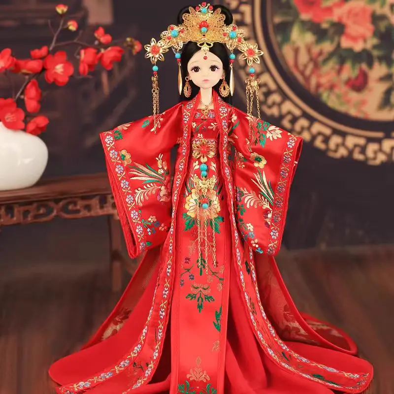 1/6 BJD Doll 30cm Ancient Chinese Doll Hanfu Clothes Fairy Princess Dolls Chinese Style Drama Toys for Girls Birthday Present