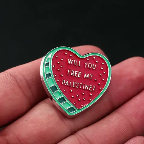 Härlig Emalj Vattenmelon Brosch Geometrisk Frukt Metall Hjärta Nål Män Kvinnor Söt Ryggsäck Vardagsliv Smycken Accessoarer Gåvor 10 best sales vattenmelonbrosch - №5