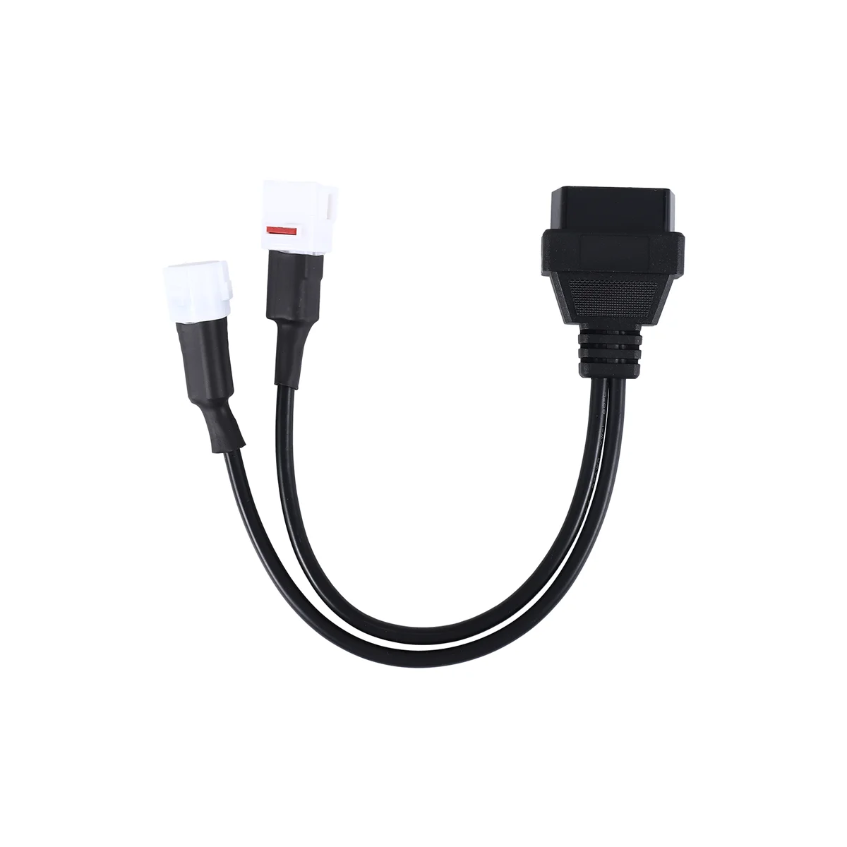 For Yamaha 3Pin + 4Pin 2 in 1 to OBD2 Motorcycle Scanner Cable Works Along with OBD Scanner