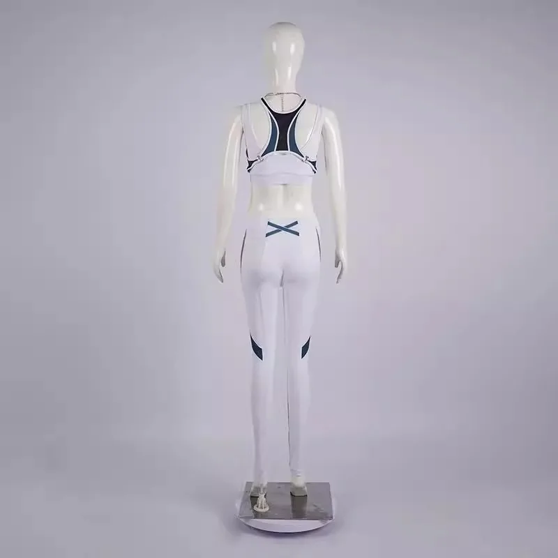 Women Yoga Clothes Naraka: Bladepoint Shayol Wei Cosplay Costume Uniform Headset Accessories Suit Halloween Roleplay Outfits