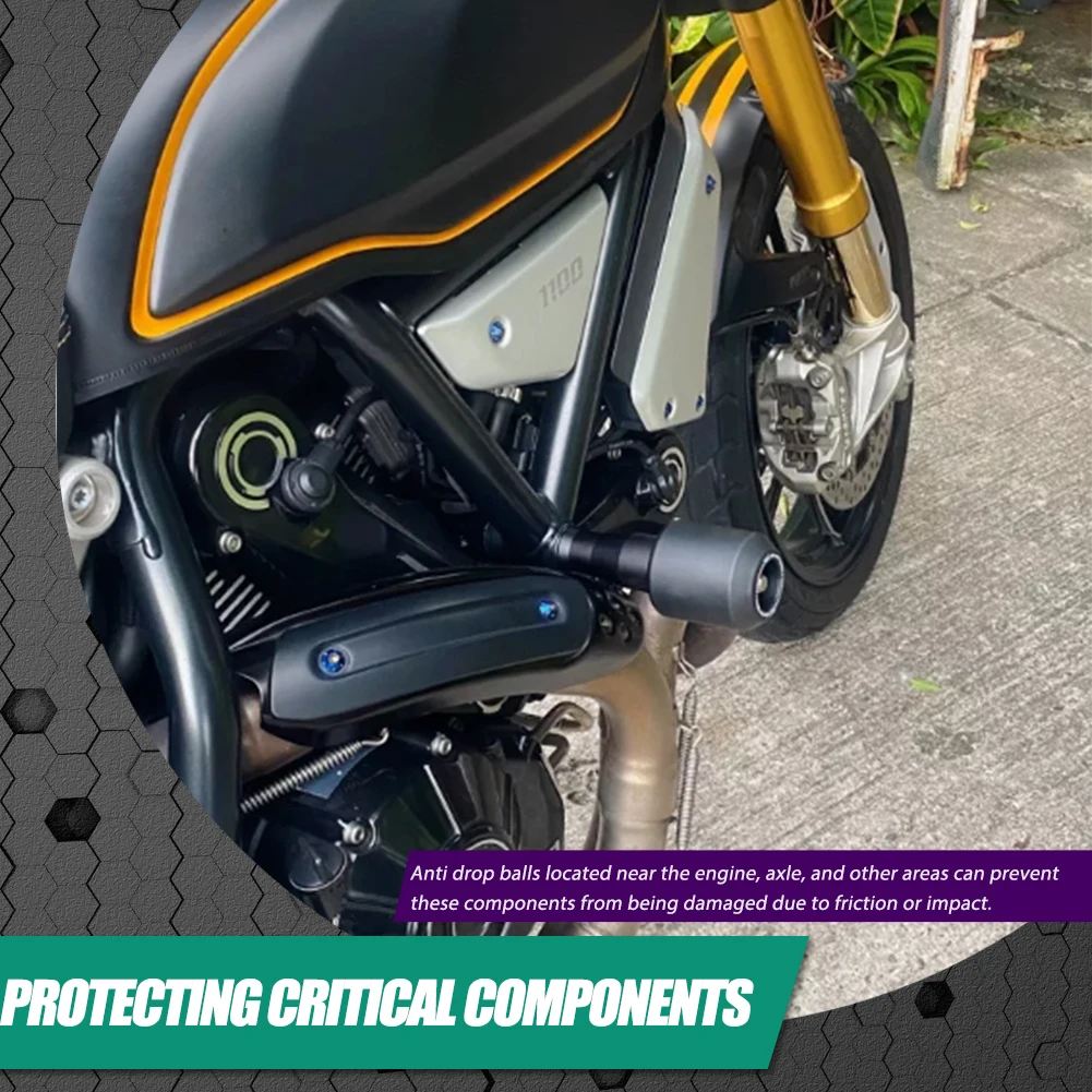 Motorcycle Landing Protection Accessories Anti-Drop Frame Sliders Crash Protector For Ducati Monster 696/795/796/797/1100/S