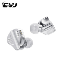 CVJ Bidong In-Ear Earphones, 1DD+6BA 14 Units HIFI Monitor Earphone, Valentine's Day Edition Music CVJ IEMs 4-in-1 Multi-Cable