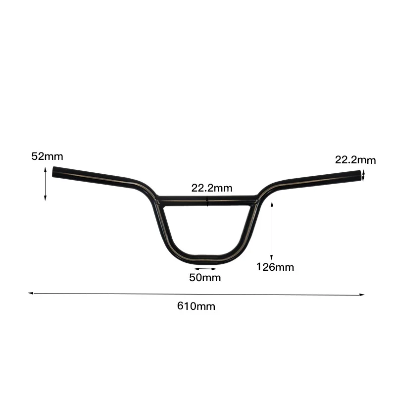 Performance of driver's handlebars standing small wheelchairs street bike movements bicycle handlebars 22.2mm caliber handlebars