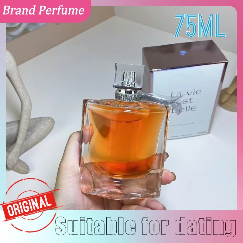 75ML Perfume de lujo popular Condimento floral y con aroma a frutas Exudes un aura intelectual Elegante pero animado Concursiones adecuadas