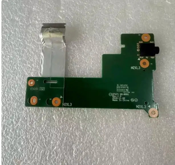 ORIGINAL AUDIO PORT BOARD FOR LENOVO Thinkpad T460S T470S NS-B081 WITH FLEX CABLE