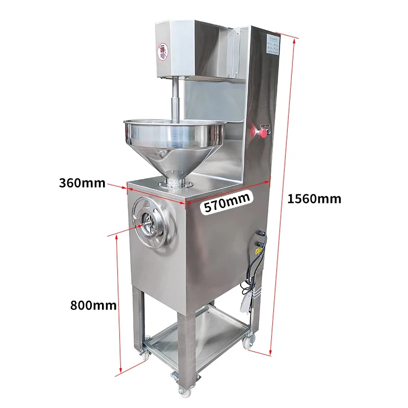 Commercial Mixer Fully Automatic Electric Pneumatic Sausage Filling Machine Stainless Steel Meat Filling Machine
