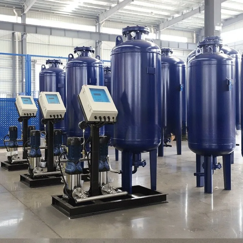 Central air conditioner constant pressure water replenishment device heating circulating water system