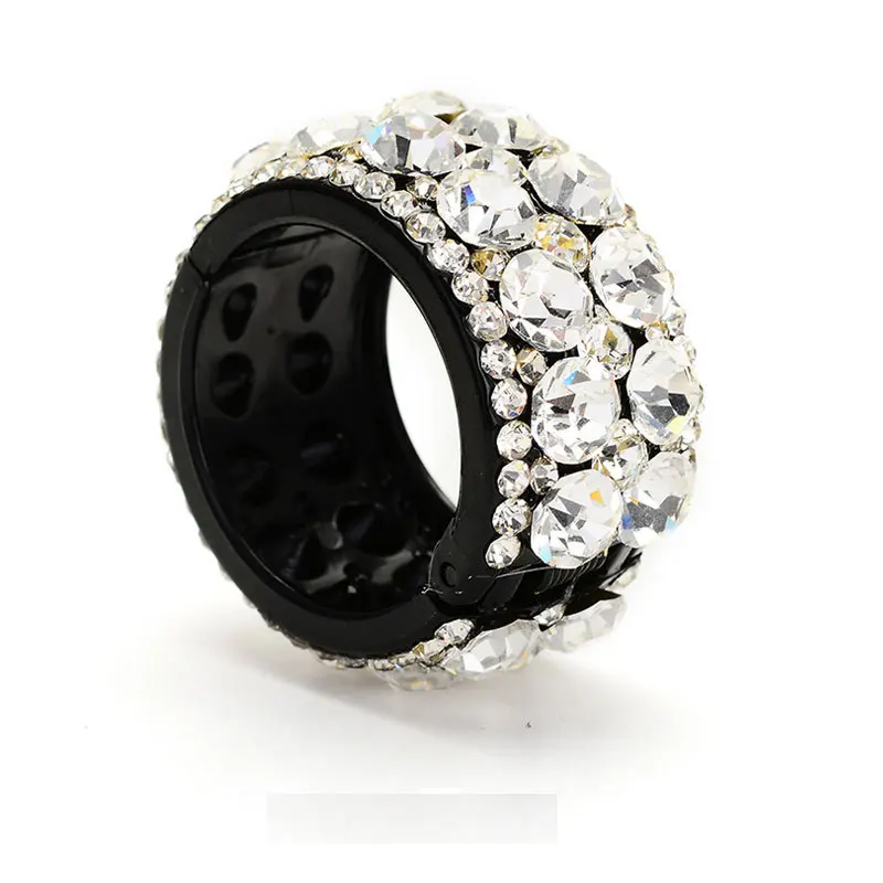 Rhinestone ผู้หญิง Bun ผมคริสตัล Claw Bird Nest หางม้าหัวเข็มขัดผู้ถือหางม้าแฟชั่นคว้าคลิป Hairpins Barrette