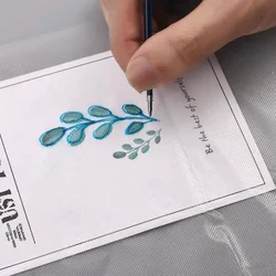4Pcs Water Soluble Embroidery Stabiliser Wash Away Cold Water Soluble Film Water Solute Embroidery Backing DIY Craft Making