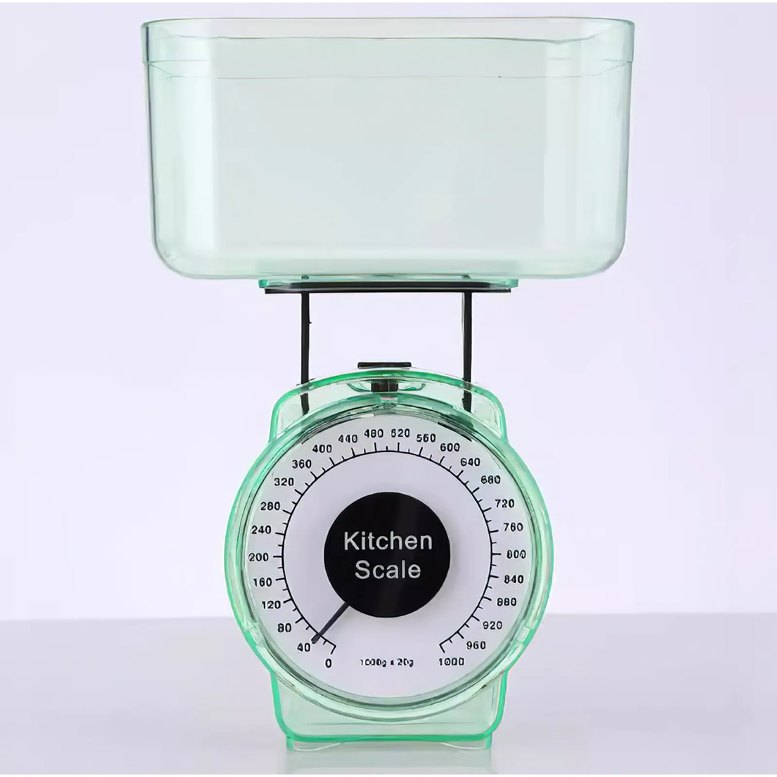 Kitchen Scale Plastic High Precision Mechanical Platform Scale Large Container Food Weighing Tool Baking Cooking