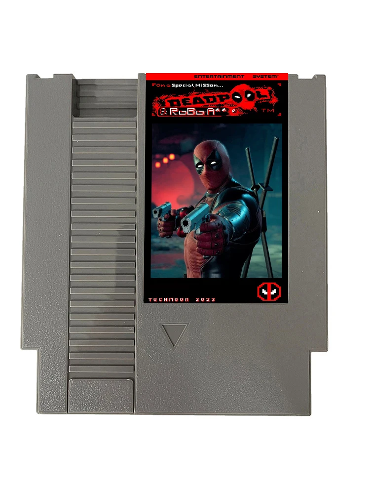 DeadP Special Mission NES Rom Hack - خرطوشة ألعاب فيديو 8 بت 72 دبابيس لوحدة تحكم ألعاب NES الأصلية - ENG