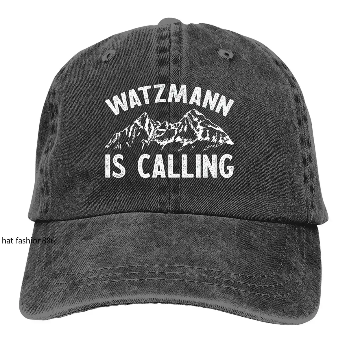 Summer Cap Sun Visor WATZMANN IS CALLING Hiking Berchtesgaden Germany Caps Mountain Climber Cowboy Hat Peaked Trucker Dad Hats