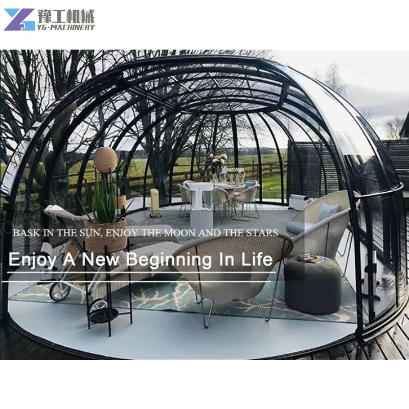 Mobile Bubble Room Starry Sky Vacation Container House Materials Bubble House Designs Outdoor Aluminium Bubble Room for Italy