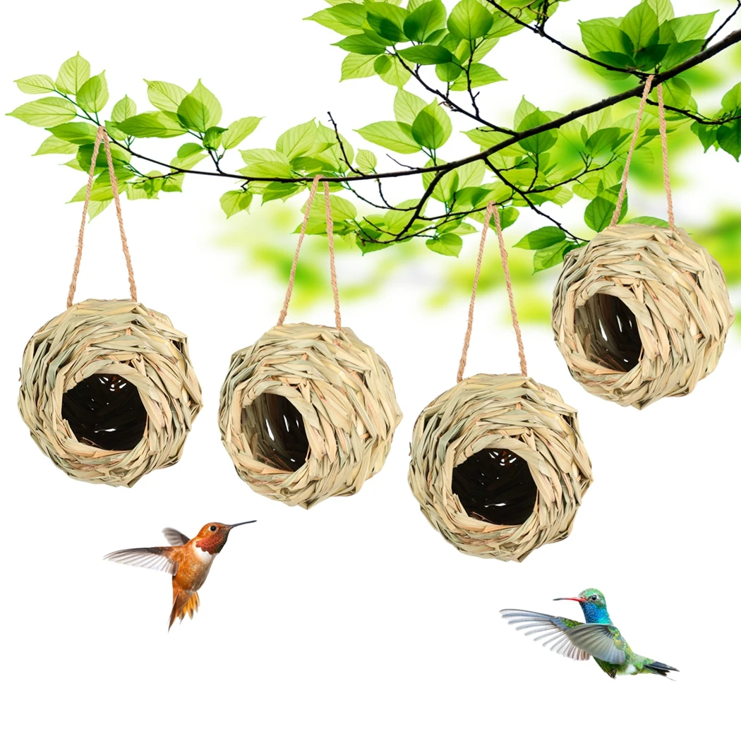 4Pcs Hanging Bird N… - image