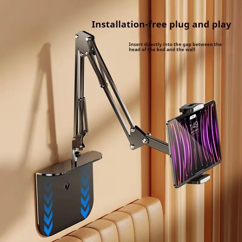 

Bedside Tablet Stand for 4 To 12.9Inch Adjustable Mobile Phone Tablets Lazy Arm Bed Desk Tablet Mount Tablet Holder for Watch Tv