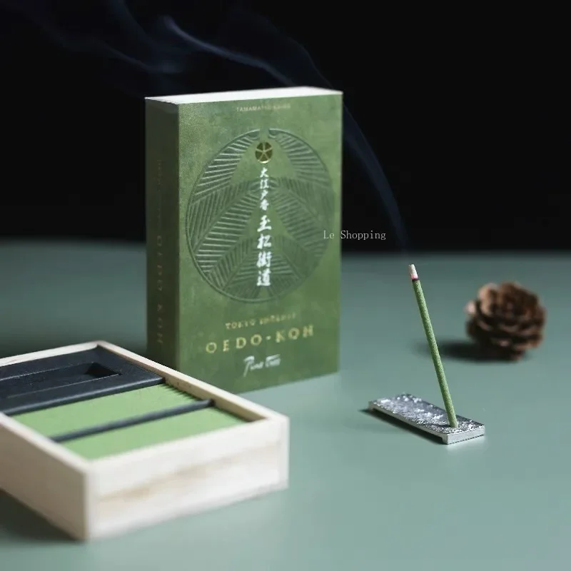 NipponKodo Natural Stick Incense/Teahouse Home Indoor Thread Incense To Purify The Air Remove Odor and Calm The Mind Joss Stick