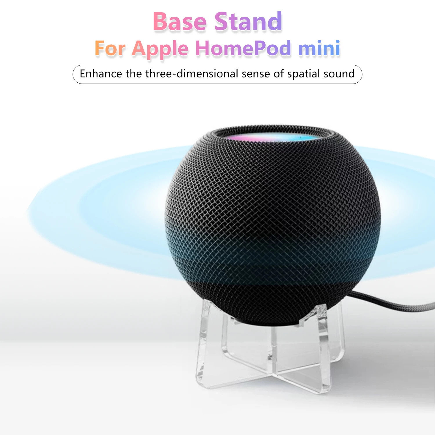 Stand for Apple HomePod mini High Quality Acrylic Material Exquisite Tabletop Holder for Apple Homepod mini Speaker Support