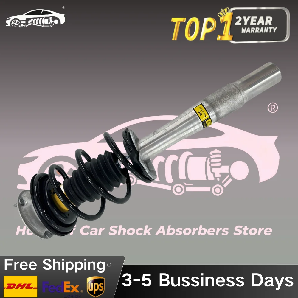 Front Left Shock Strut Assembly without ADS Fit BMW E60 E61 525i 528i 530i 535i 545i 550i Base 2004-2010 31306775055