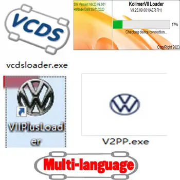AKTUALIZACE SOFTWARU VCDS 2025 VAG COM OBD2 skener VAG HEX V2 USB rozhraní pro VW AUDI Škoda Seat Neomezené VIN kódy Vícejazyčný nástroj 12 nejlepší prodej šestihranná nádobka VAG COM 12.12 - №11
