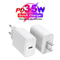 35W PD USB-C Fast Charger For iPhone 16 15 Pro Max 14 13 12 11 X XS XR 7 8 Plus Power Adapter Quick Charging Phone Accessories