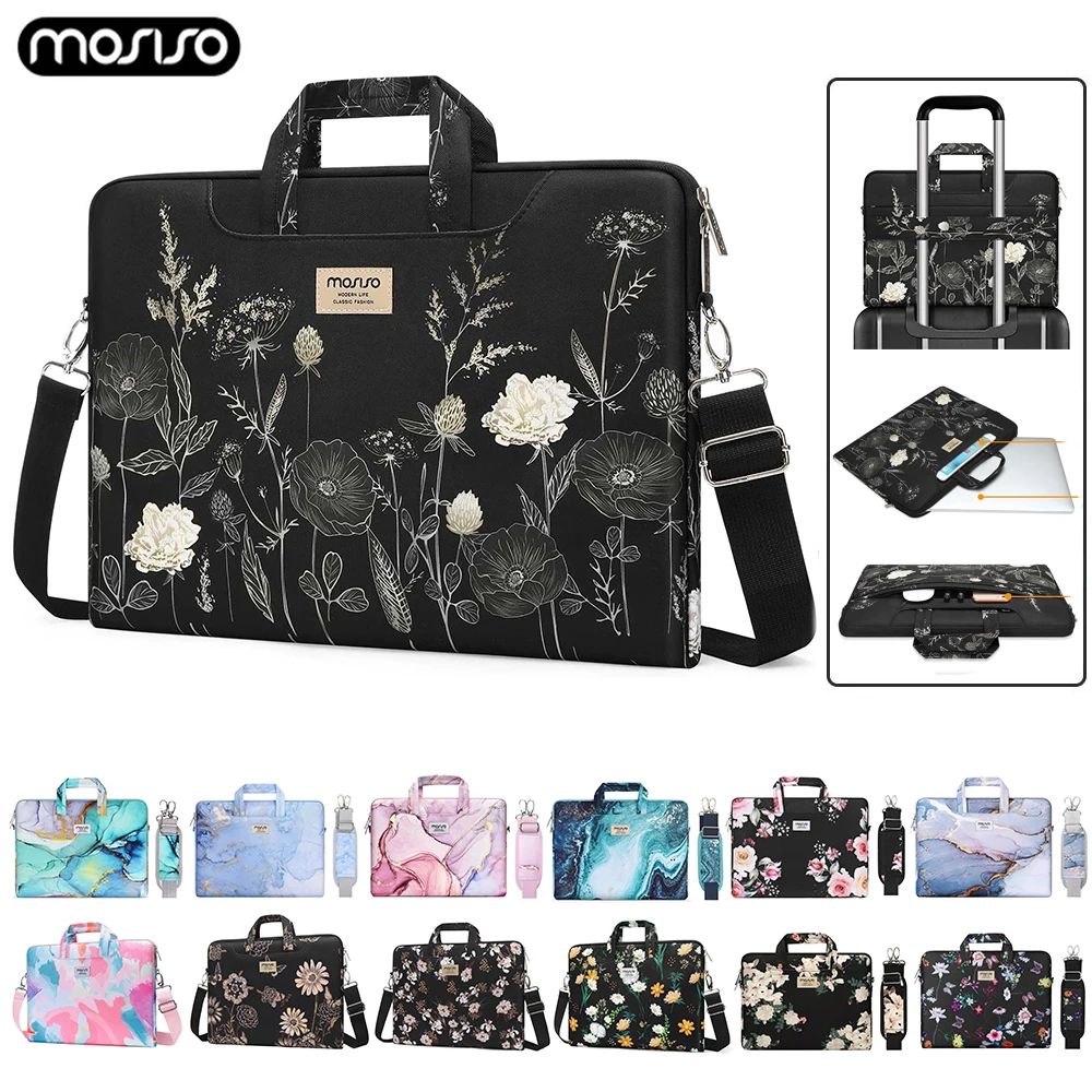 

Laptop Bag Women 13.3 14 15 16 17.3 inch Computer Shoulder HandBag for MacBook Air Pro Dell Asus HP Notebook Sleeve Briefcase