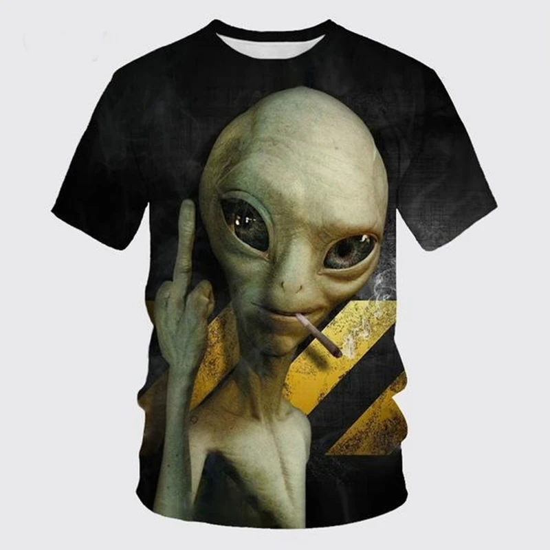 Street Hip Hop Pattern T-shirt Funny Design For Men 3D Printing T Shirt Round Neck Short Sleeves 2024 Summer Fashion Tees Shirts image 3