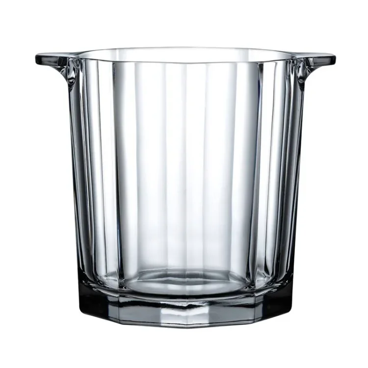 

Crystal glass ice bucket thickened, weighted wine beer, ice champagne bucket ice cube