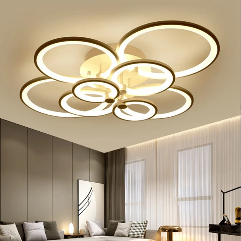 Fashion LED Ceiling Light Modern Pendant Light With Remote Control Creative Living Room Dining Study Interior Decoration Lamps