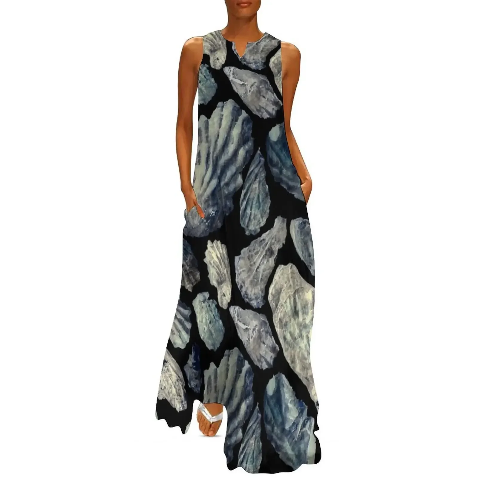 

Oyster Shells Long Dress Woman's evening dress Long dresses women's summer clothing 2025 dress women elegant luxury