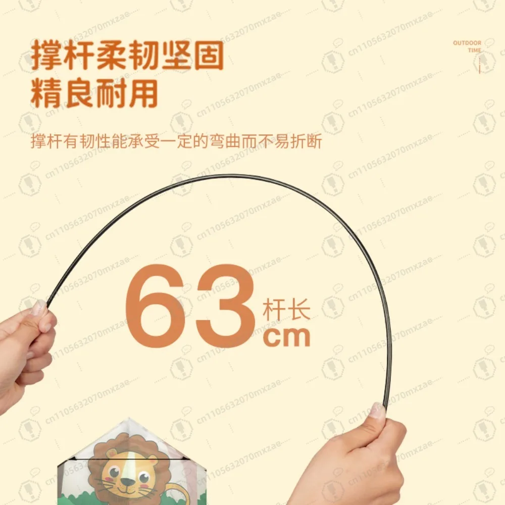 2025 New Cartoon Handheld Kite with Line Wheel Easy to Fly in Light Wind for Beginners Adults Large Size Outdoor Leisure