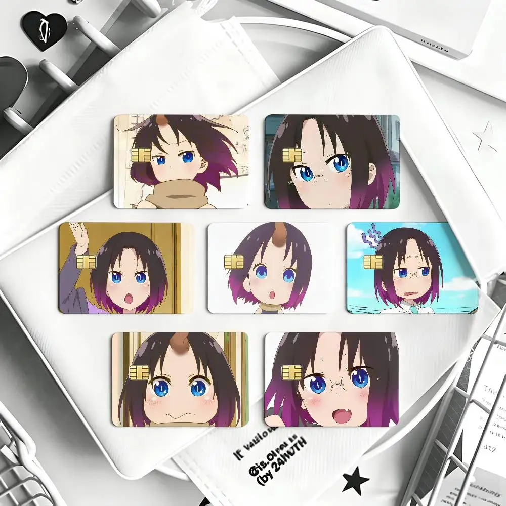 Elma Miss Kobayashi's Dragon Maid Art Print Credit Card Skin Waterproof PVC Bank Card Decal