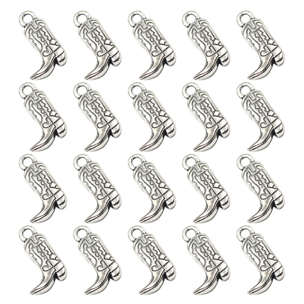 

20pcs Retro Heels Alloy Pendants DIY Charms for Necklace Bracelet Earrings Alloy Pendant Charm Jewelry Making Supplies