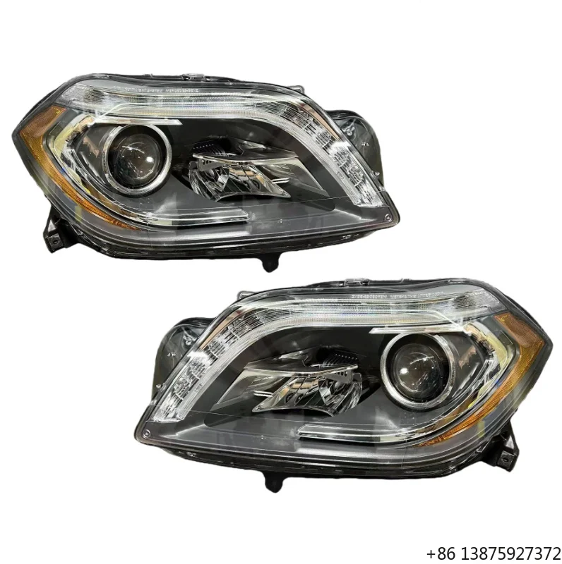 

For GL166 Headlight 2013 2014 2015 2016 W166 X166 GL400 GL320 GL350 GL450 GL550 Original Left and Right Headlamps